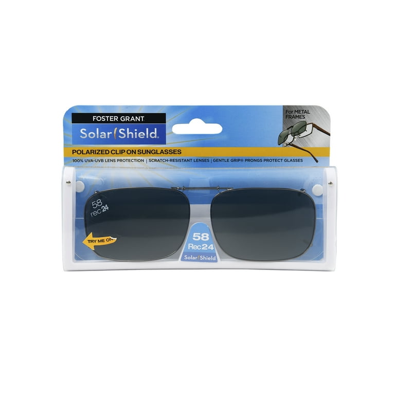 Metal clip on sunglasses sale
