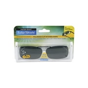Solar Shield Dioptics Unisex Rectangle Fashion Sunglasses Black