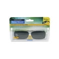 thumbnail image 1 of Solar Shield Dioptics Unisex Rectangle Fashion Sunglasses Black, 1 of 8