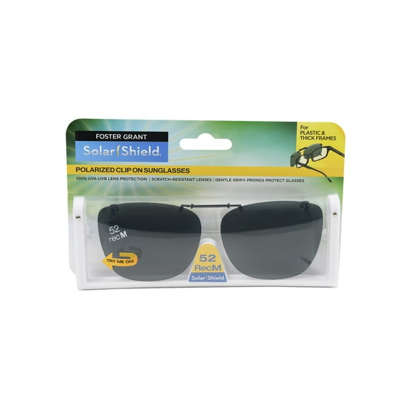 Solar Shield Dioptics Unisex Rectangle Fashion Sunglasses Black