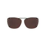 Solar Shield Dioptics Unisex Rectangle Fashion Sunglasses Black