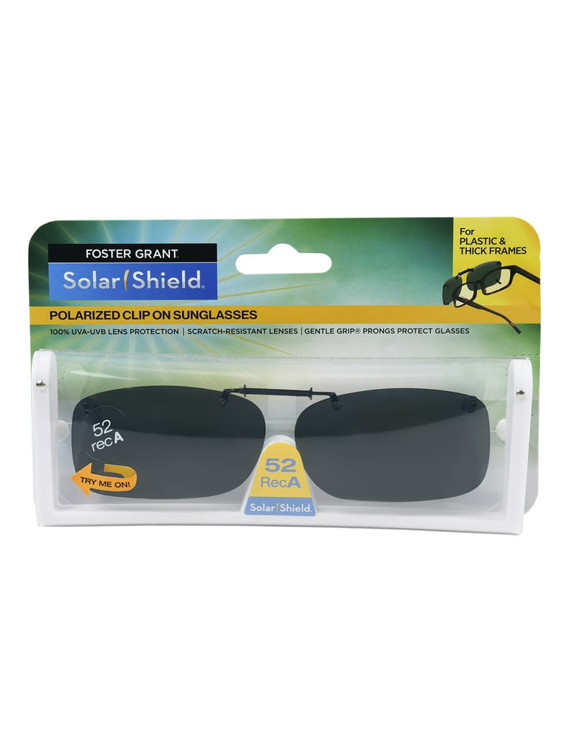 Foster Grant Solar Shield ClipOn Sunglasses Polarized Lenses