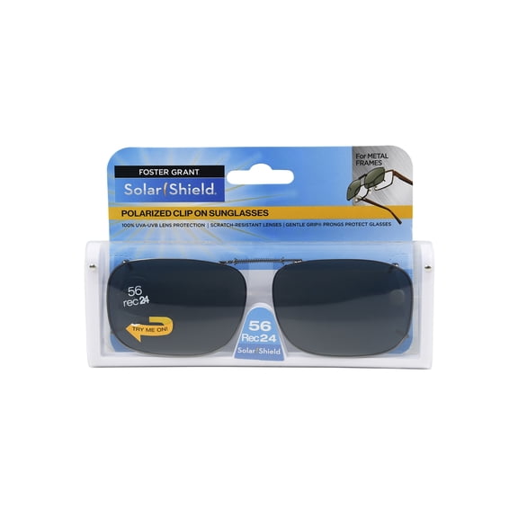Solar Shield Dioptics Rectangle Fashion Sunglasses