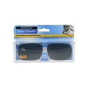 Solar Shield Dioptics Unisex Rectangle Fashion Sunglasses Gunmetal