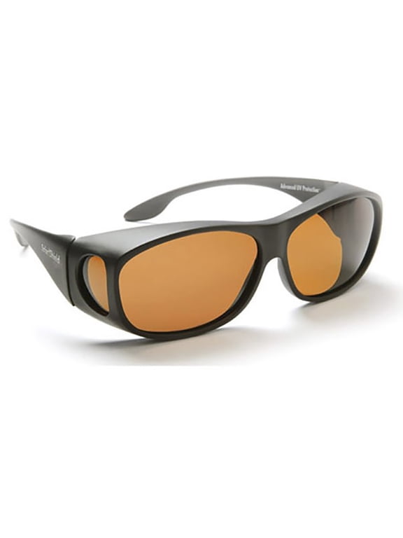 Dioptics Unisex Rectangle Sport Sunglasses Black