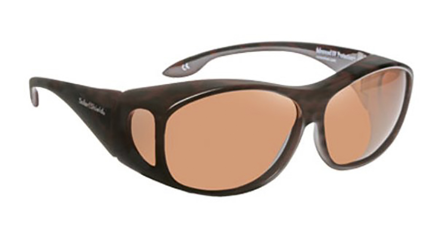 Solar Shield Rectangle Sport Sunglasses, Tortoise photo 1