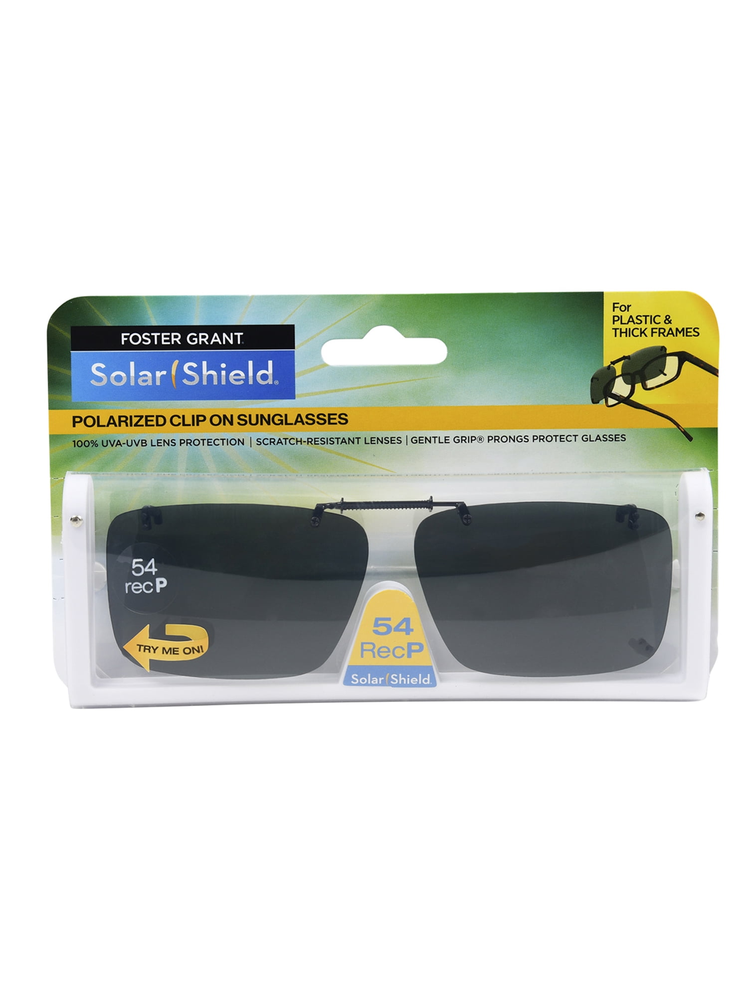 Polar Optics Unisex FlipUps REC 58 ClipOns Sunglasses Gray Walmart