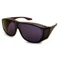 thumbnail image 1 of Solar Shield Fits-Over SS Polycarbonate II Smoke Sunglasses, 1 of 3