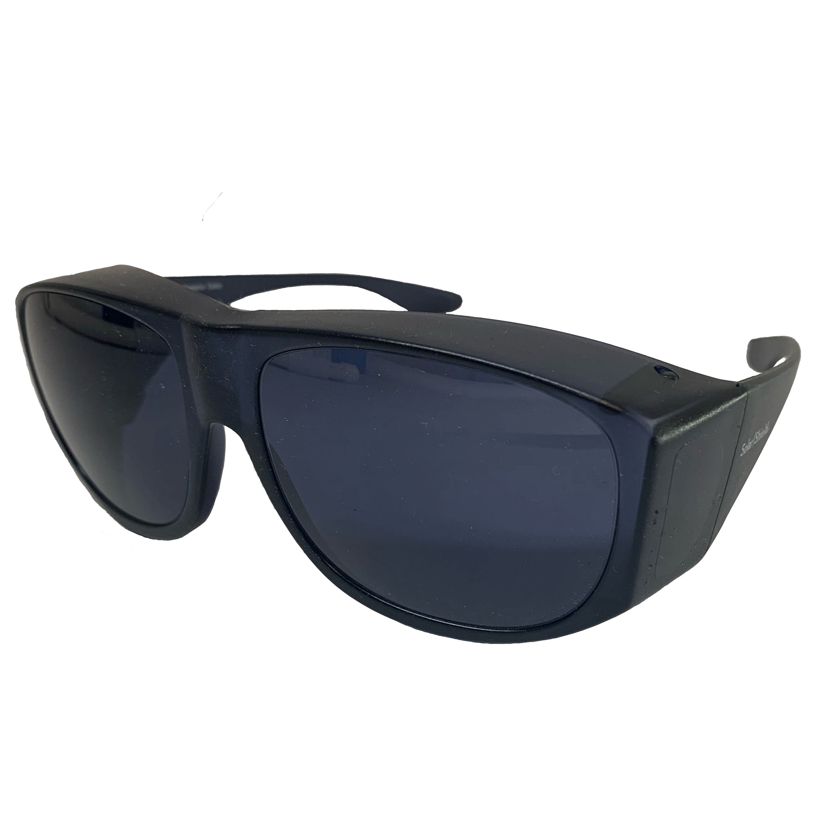 Solar Shield FitsOver SS Polycarbonate II Sunglasses, Smoke Grey Color