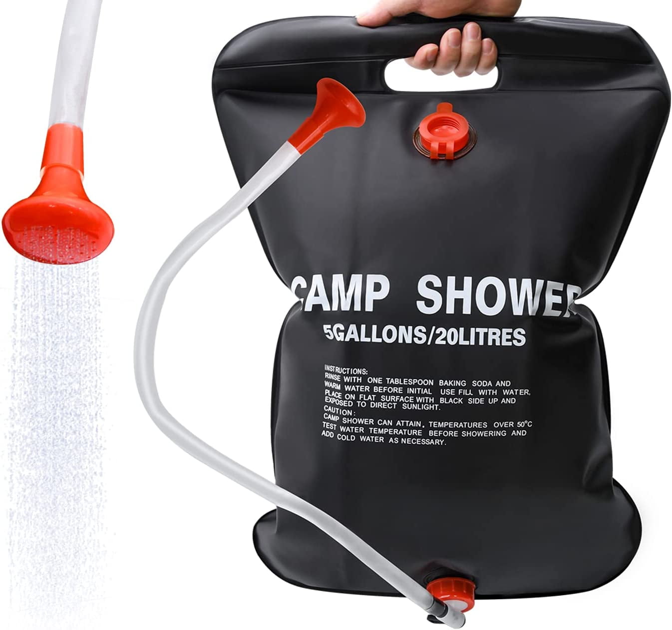Portable Outdoor Shower - Camp Shower 5 Gallon Capacity by Sirius Survival
