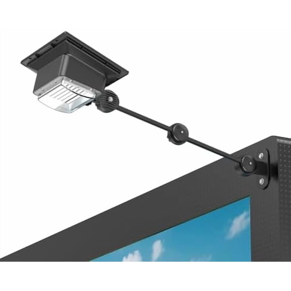 Solar Sign Light Outdoor, 108 LED Commercial Billboard Lighting with 4400mAh Battery & IP65 Waterproof Design Ideal for Business Signs, Real Estate Boards, Walls & Advertising Displays