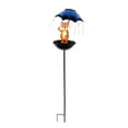 thumbnail image 1 of Solar Snowman & Fox Christmas Metal Stake Lights, Festive Xmas Outdoor Garden Decorations with Umbrella, Lighted Holiday Yard Stakes, Waterproof Pathway Lawn Decor for Christmas Party, 1 of 8