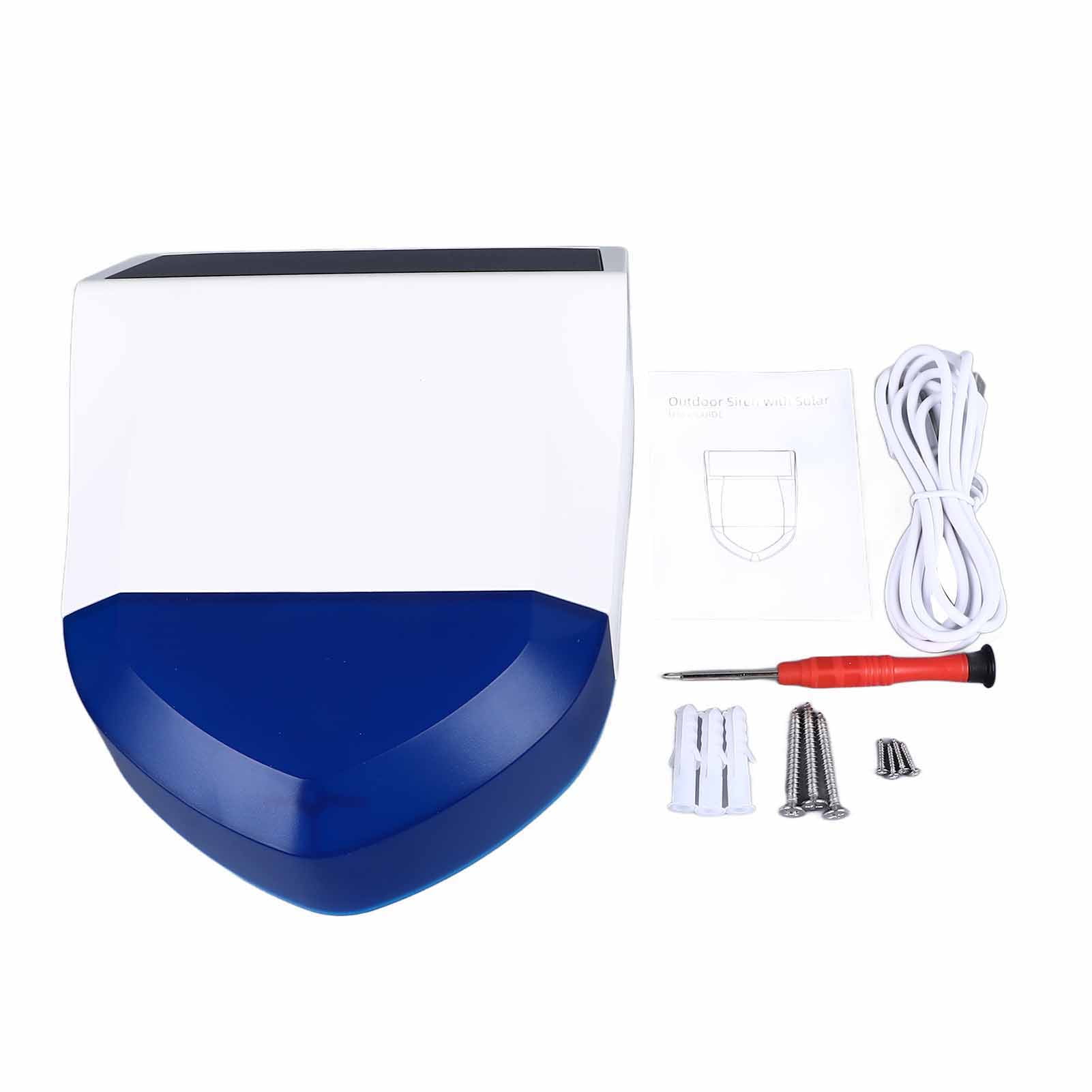 Solar Sound Alarm Rainproof High Decibel Smart Outdoor Solar Powered