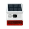 thumbnail image 1 of Solar Sound Strobe Light Alarm with 5 Remote Controller Infrared Induction Anti-interference IP65 Waterproof Solar Sound-light Alarm Signal with Motion Detector for Home Farm Barn Villa Yard Security, 1 of 9