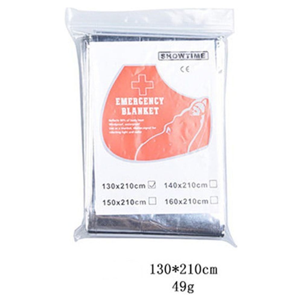 Solar Space Blanket Survival Safety First Aid Insulating Mylar Thermal ...