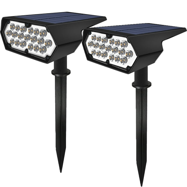 Solar Spot Light Outdoor , 19 Highlight LED Solar Landscape Spotlight