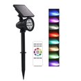 Solar Spot Lights Outdoor Color Change Remote Control Landscape Tree