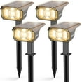 Solar Spot Lights Outdoor Landscape Lights, 40 LEDs Solar Landscape