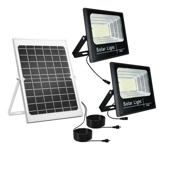 Solar Spotlight Flood Light Brighter With Aluminum Solar Panel Waterproof Solar Street Light With Remote Garden Wall Lamp ,Save Energ