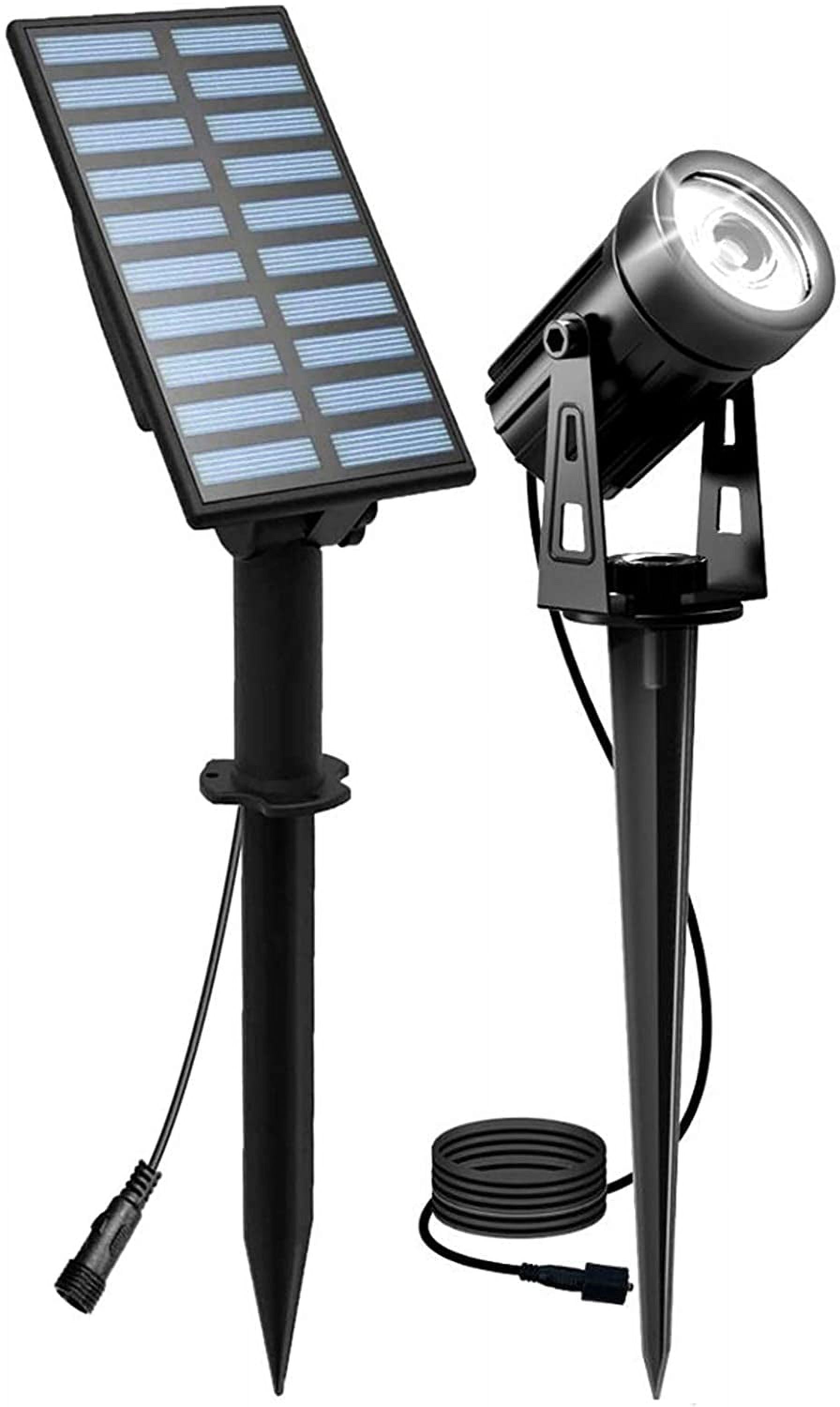 Solar Spotlights, Outdoor LED Solar Lights, Waterproof Auto ON/Off ...