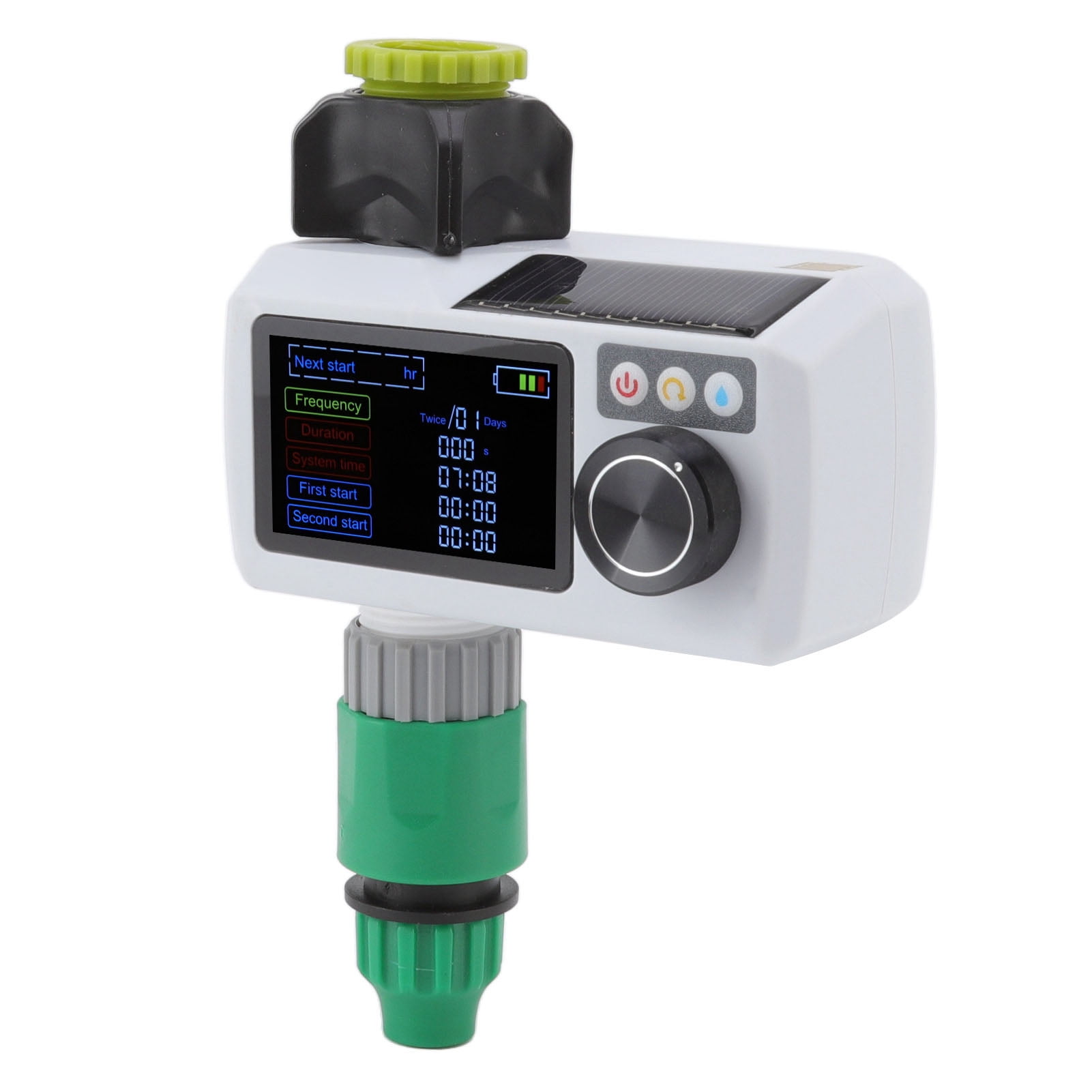 Solar Sprinkler Timer, Easy Installation Self Check Irrigation Timer