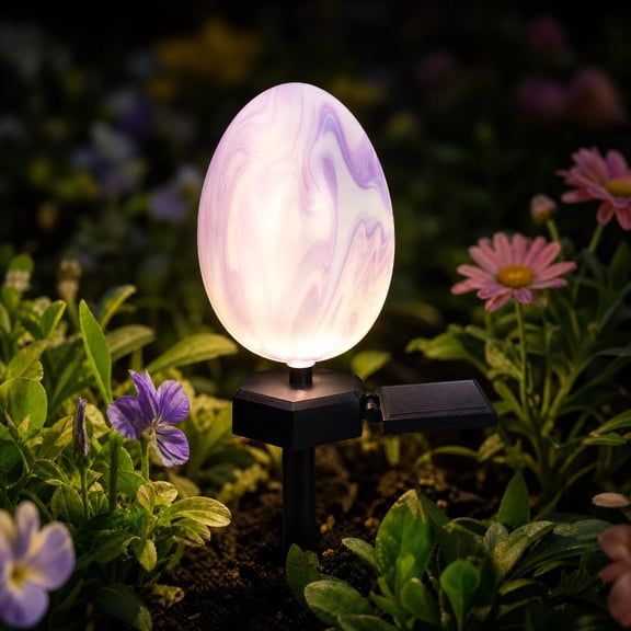 Solar Stake Light Garden Stake Lights Outdoor Solar Light Easter Egg Decoration LED Yard Lamp, Holiday Landscape Lighting for Lawn Patio Garden Spring Outdoor Decor