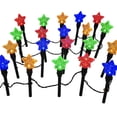 thumbnail image 1 of Solar Stake Lights String Pathway Lights with Star Bubble Ball Covers for Garden Lawn Walkway Patio Yard Festival Decor, 1 of 7