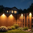 thumbnail image 1 of Solar Step Light Outdoor Solar Powered Stair Light Mini LED Wall Light Waterproof Deck Step Lights Auto On Off Adhesive Mounted for Stairs Patio Balcony Walkway Fence Garden, 1 of 6