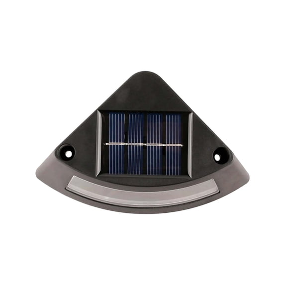 Solar Step Lights IP65 Waterproof - Outdoor Motion Sensor Stair Lights with ABS Shell, Warm/White Light
