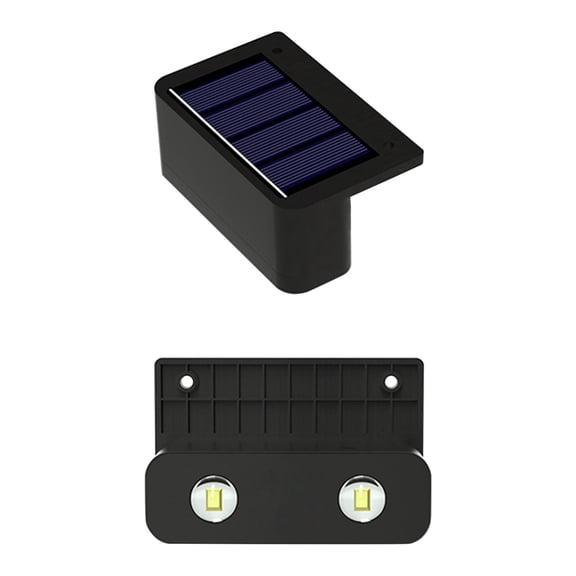 Solar Step Lights Outdoor Stair Lighting,Waterproof Wall Mounted LED Railing Lamps With Automatic Light Control For Fence Deck Staircase Patio Walkway Safety And Decorative Illumination