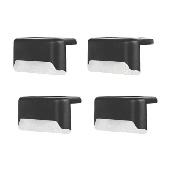 Solar Step Lights Outdoor, Waterproof LED Deck Lights for Stairs & Fence, Decorative Landscape Wall Sconces for Patio, Railing & Backyard, Auto On/Off Pathway Lighting, Slate Midnight