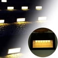 thumbnail image 1 of Solar Step Lights Outdoor, Waterproof Solar Deck Lights, Auto On Off Solar Stair Lights for Fence, Patio, Garden, Pathway, Railing, 1 of 8