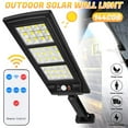 thumbnail image 1 of Solar Street Light Outdoor Solar Parking Lot Light, LED Wide Angle Lamp with Motion Sensor IP67 Waterproof Commercial Lighting Modern, 1 of 10