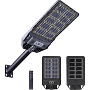 Solar Street Light Outdoor, 66000LM Double-Sided Solar Panel Dusk to Dawn Outdoor Motion Sensor Lights, Solar Security Wall Light Road Lamp for Garden Yard Patio Parking Lot