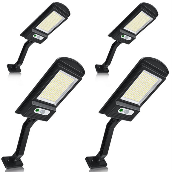 Solar Street Light With Motion Sensor Solar Parking Lot Light 168 LED IP65 Outdoor Solar Security Light For Garden Street Deck