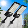 thumbnail image 1 of Solar Street Lights Outdoor, 2 Pack 336 LED Motion Sensor Waterproof Dusk to Dawn with Remote for Yard Parking Lot Garage Yard, 1 of 7