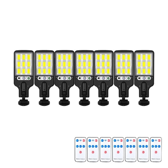 Solar Street Lights Outdoor 1~8Pack Solar Lamp Waterproof With 3 Mode Motion Sensor Security Lighting For Garden Path Yard Patio ,Bright Beads