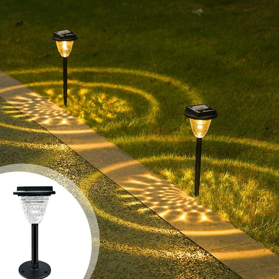 Solar Street Lights Outdoor Solar Landscape Lights,LED Garden Spotlights,Wireless Outdoor Lighting,IP67 Waterproof,Solar Powered,Automatic On/Off,for Yard Pathway Driveway Holiday Gifts