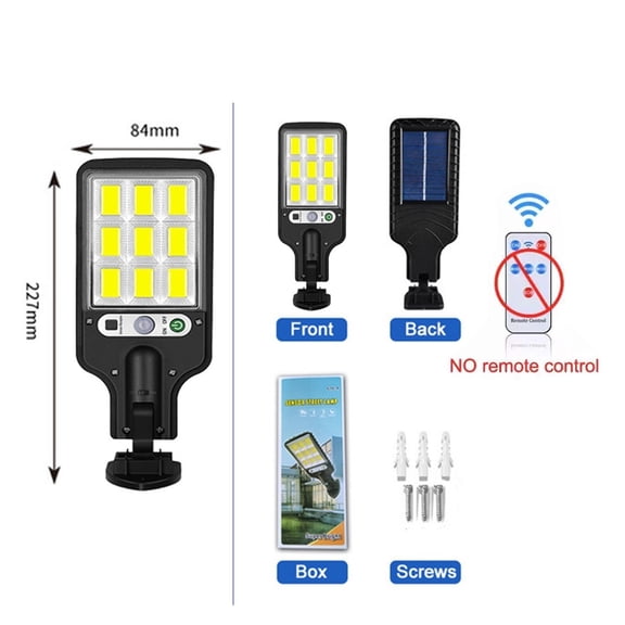 Solar Street Lights Outdoor Waterproof Solar Lamp With 3 Light Mode Motion Sensor Security Lighting For Garden Patio Path Yard ,Easy to Install