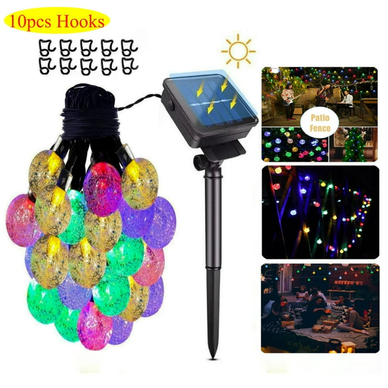 21FT 30LEDs Solar String Light Decorative Lights Drop-Shaped Fairy Twinkling Light Christmas New Year Decor for Outdoor Garden Patio Wedding Party 2-Color 21FT 30LEDs Solar String Light Decorative Lights Drop-Shaped Fairy Twinkling Light Christmas New Year Decor for Outdoor Garden Patio Wedding Party 2-Color