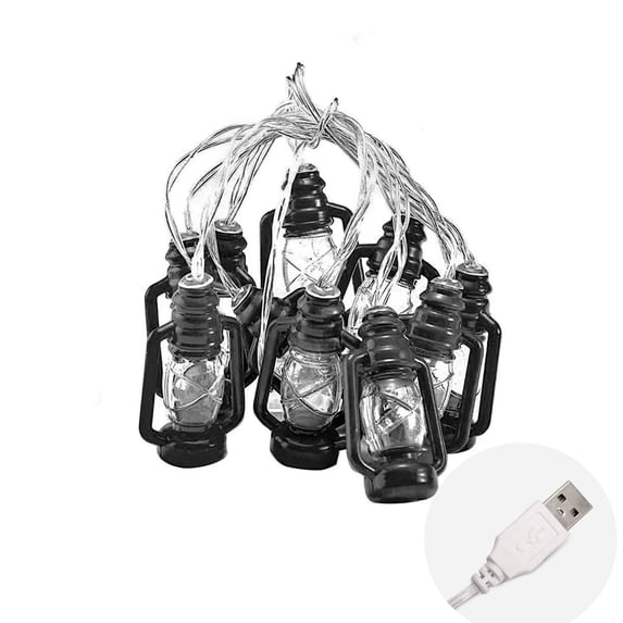 Solar String Lights Fairy Lights with Cylindrical Linen Lampshades Waterproof Battery Operated Outdoor Patio Garden Decor for Christmas Wedding Party Bedroom Home