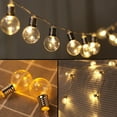 thumbnail image 1 of Solar String Lights Globe 8 Feet Waterproof LED Fairy Lights Outdoor Starry Lights Solar Powered String Light for Garden Yard Home Party Wedding Decoration (Warm White-10 LEDs), 1 of 7
