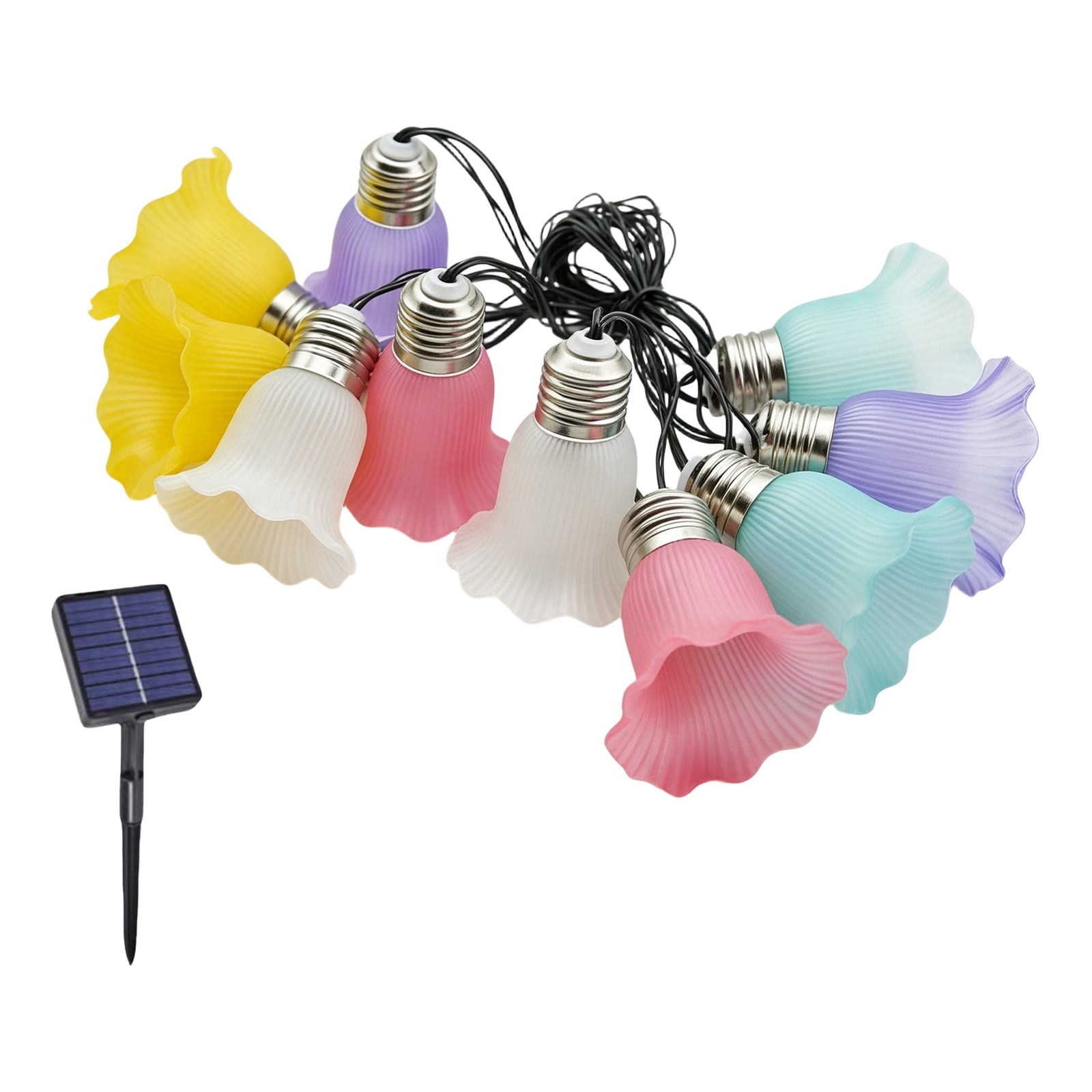 Solar String Lights Multicolor Waterproof Outdoor Decorative Lights for Patio, Pergola, Garden, Backyard, Wedding and Party Decor