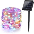 thumbnail image 1 of Solar String Lights Outdoor - Each 240 LED Solar Powered Fairy Lights, 8 Modes Waterproof Copper Wire Firefly Lights for Garden Patio Tree Wedding Party Decor, 1 of 8