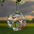 thumbnail image 1 of Solar String Lights Outdoor — 3.9in Diameter, 21.7in Length, Waterproof Solar Powered Hanging Lights with 20 Copper LEDs for Garden Patio Yard, 1 of 5