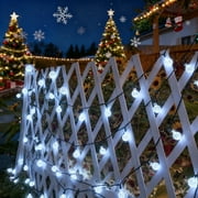 OriginalSourcing Solar String Lights Outdoor 30 LED 20ft Crystal Globe Lights Waterproof with 8 Lighting Modes for Outdoor Garden Wedding Party Decor