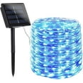thumbnail image 1 of Solar String Lights for Outdoor,33ft 100 LED Bright Copper Wire Fairy Lights Waterproof Solar Lights with 8 Modes for Tree Garden Party Wedding Christmas Decor (Blue), 1 of 9