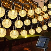Solar String Lights Outdoor, 56ft 100 LED Globe String Light with 8 Mode, Waterproof Solar Patio Lights for Garden, Lawn