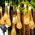 Solar String Lights Outdoor Modes Solar Fairy Lights