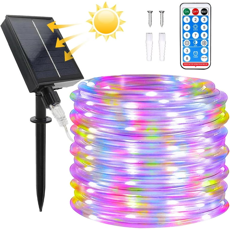 2 Pack Solar Powered LED String Light, Ambiance Lighting, 40ft 12metres 200 LED Solar Fairy String Lights for Outdoor, Gardens, Homes, Christmas Party (Warm White) 2 Pack Solar Powered LED String Light, Ambiance Lighting, 40ft 12metres 200 LED Solar Fairy String Lights for Outdoor, Gardens, Homes, Christmas Party (Warm White)